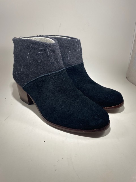 toms leila booties black
