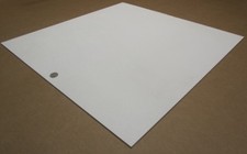 ABS Sheets Texture, One Side, Hair Cell, White .125" 1/8" x 24" x 24"