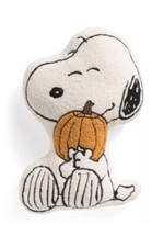 NEW Snoopy PEANUTS 15 x 17 Pumpkin Fall Halloween Pillow