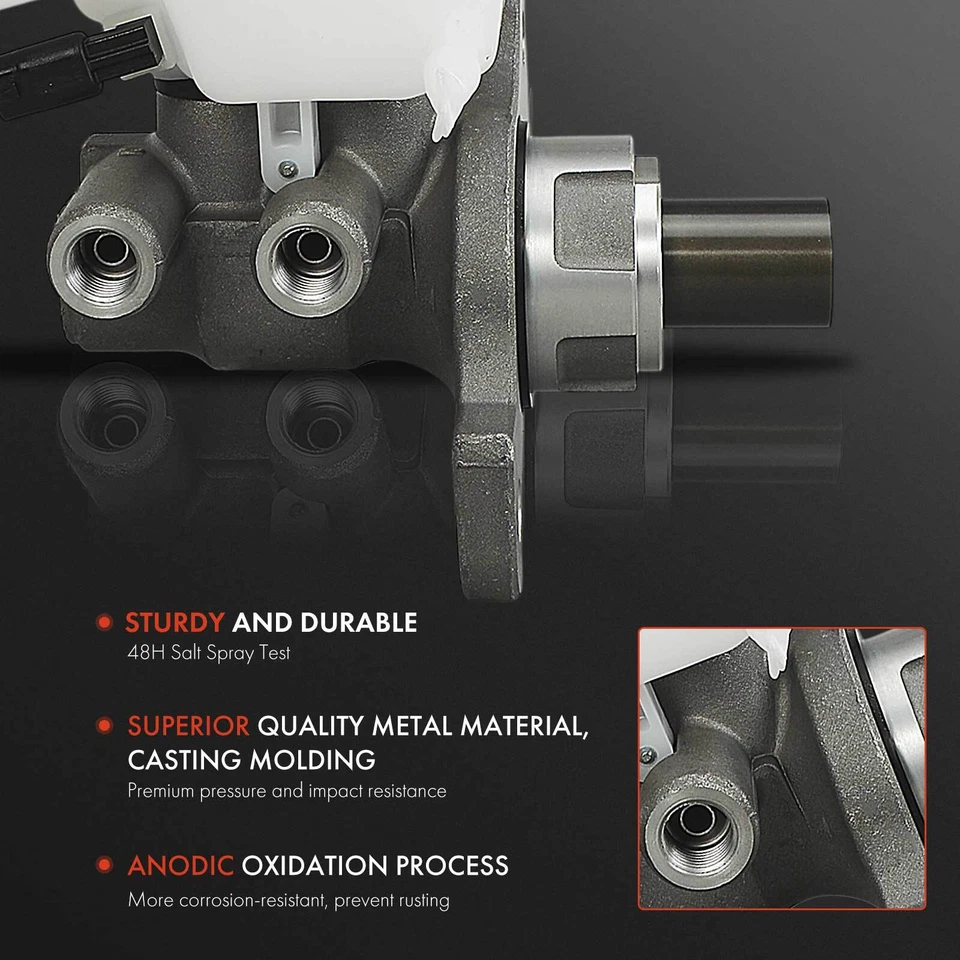 Cilindro maestro de freno con depósito y sensor para Chevy Camaro Cadillac CTS ATS Foto 2 de 4