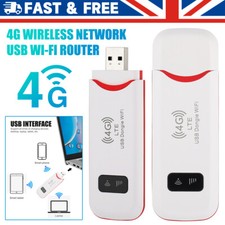 4G LTE WiFi USB 150Mbps Wireless Dongle Mobile Broadband Modem SIM Card Unlocked