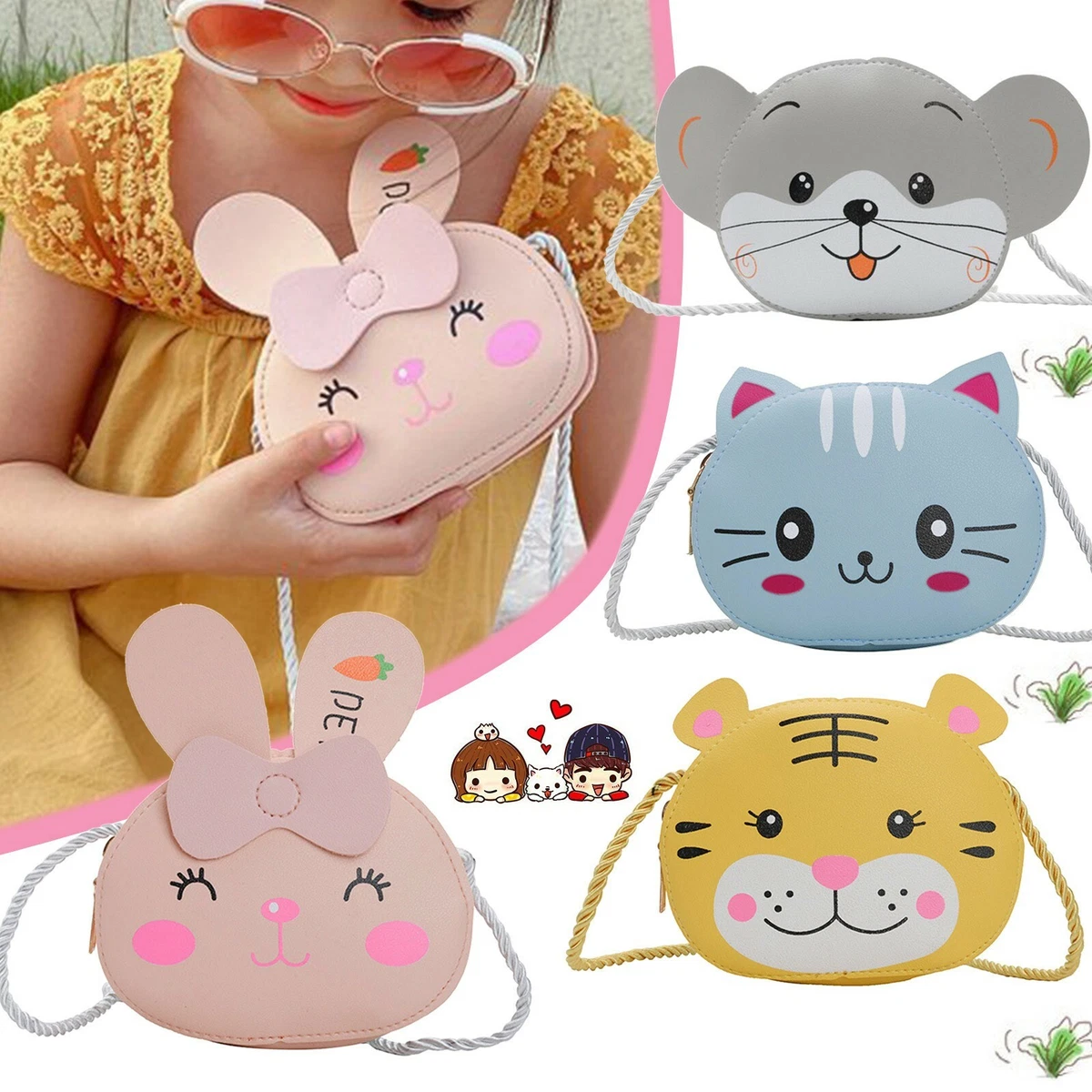 Buy Cute Kids Toddler Plush Animal Cartoon Bag pack of 3 Online In India At  Discounted Prices