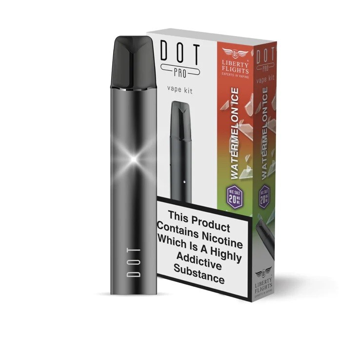 Liberty Flights Dot Pro Vape Pen Starter Kit Rechargeable 20mg Nic Salt