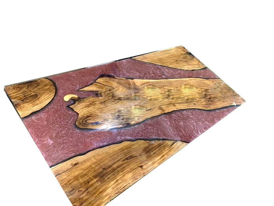Epoxy Table, Epoxy Coffee Table, Epoxy Dining Table, Live edge Table Epoxy Table - Image 4 of 4