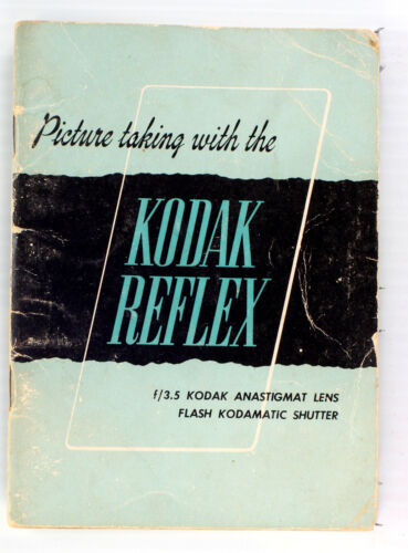 Manuel d'instruction original Kodak Reflex - imprimé 1946 pour le premier modèle Reflex - Photo 1/1