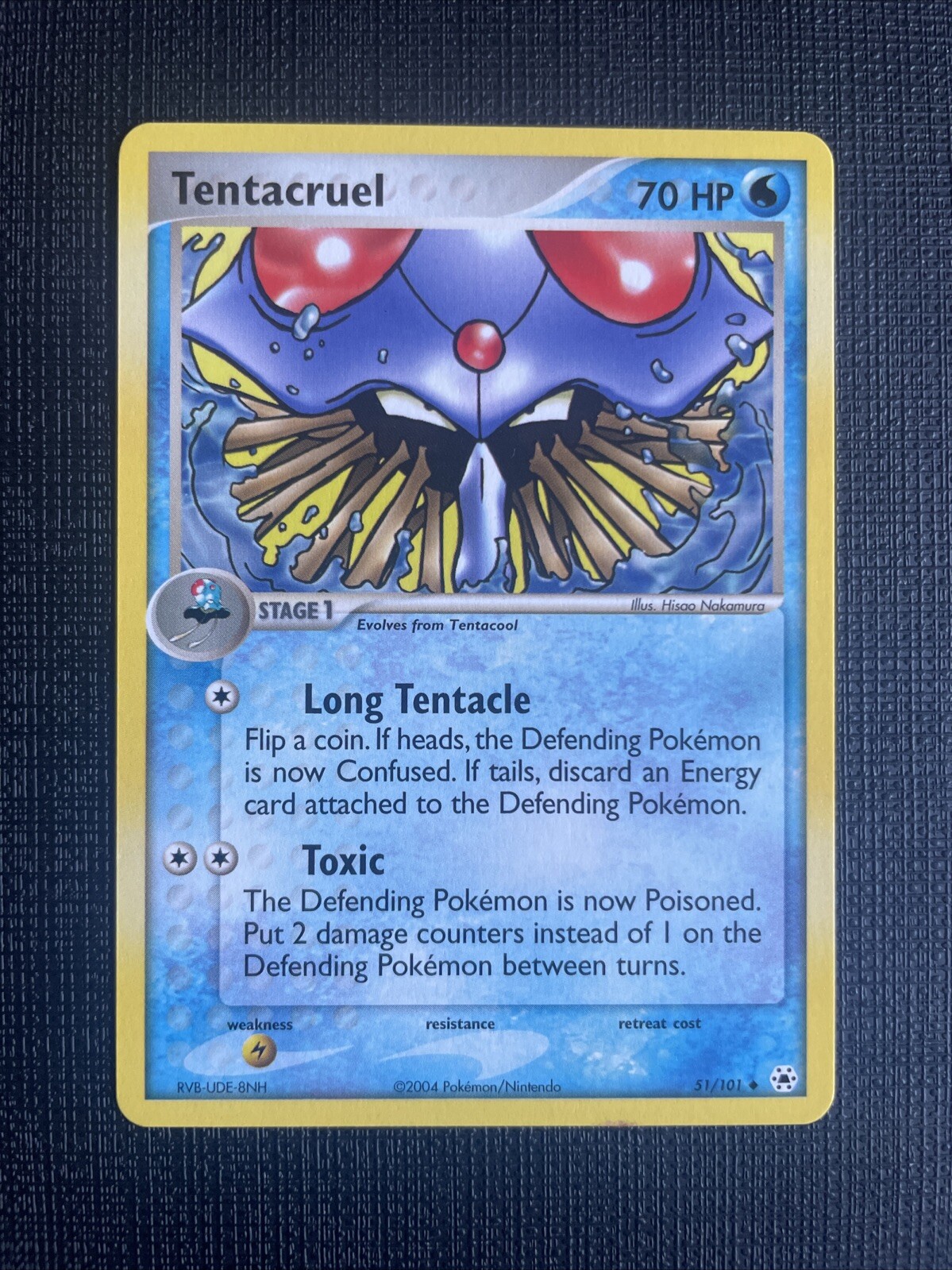Pokémon TCG Tentacruel EX Hidden Legends 51/101 Regular Uncommon NM