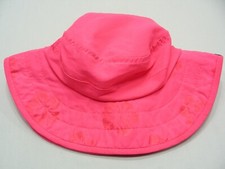 SUN PROTECTION ZONE - PINK TROPICAL CHILD SIZE SAFARI STYLE BUCKET HAT SUN CAP