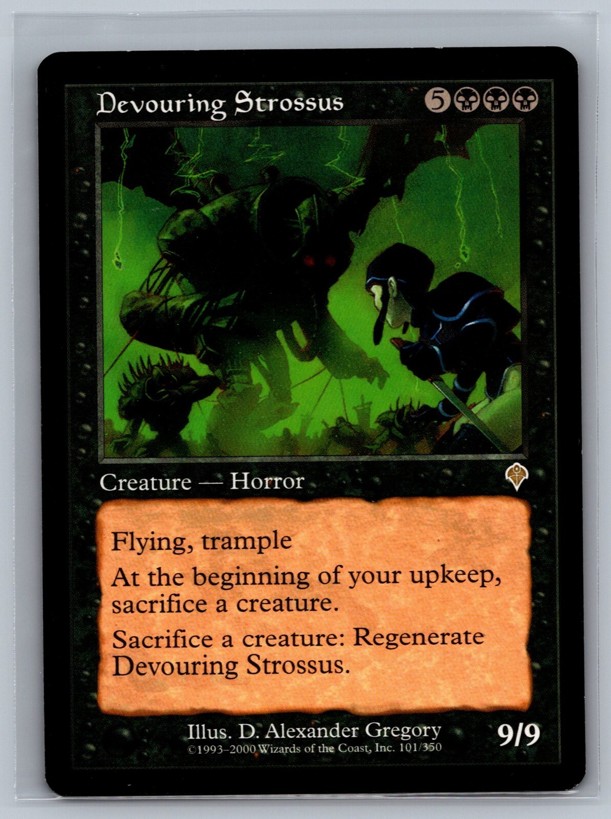 Magic The Gathering Invasion Devouring Strossus #101/350 MTG TCG CCG