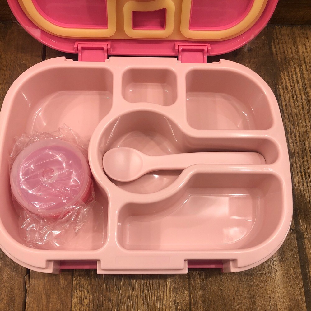 Pink Cute Kids Bento Box for School Lunch  