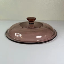 CORNING PYREX VISIONS CRANBERRY LID #V1.5C FOR 1.5 QT. CASSEROLE