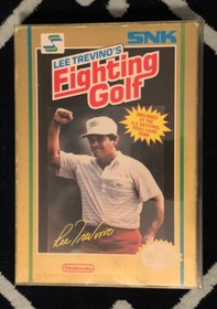 Lee Trevino's Fighting Golf NES Nintendo CIB Complete In Box