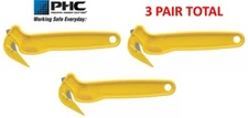 Pacific Handy Cutter DFC364 Film Cutter, Disposable Tape Splitter, 3 PAIR TOTAL