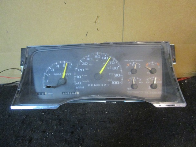95 96 97 98 Chevy Silverado Speedometer Instrument Cluster 19951998