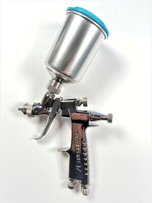 Anest Iwata LPH-80-124G+PCG-2D-1 Mini Gravity Feed Spray Gun with 150m Cup