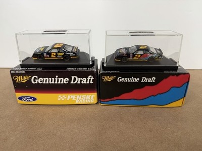 Lot of 2 1:64 Rusty Wallace #2 Miller Ford Thunderbird NASCAR NIB