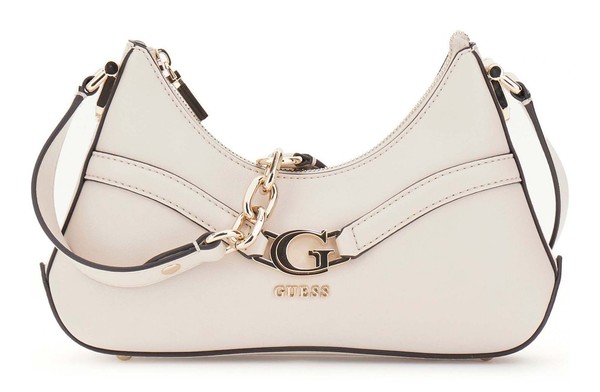 Guess Dea Crossbody Top Zip UmhäNgetasche Tasche Creme White Creme Neu-image