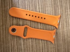 Apple Watch Herm&egrave;s Sport Orange Silicone Rubber Band S/M 41 mm - Genuine