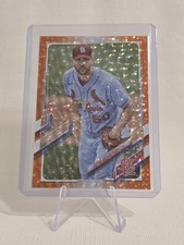 2021 Topps ORANGE /299 FOIL Refractor Adam Wainwright Cardinals #534