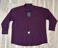 Shaquille O'Neal Men's Cooling Stretch Dress Shirt Big Fit, Button down, XL NWT