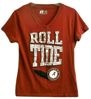 University of Alabama Roll Tide Ladies T-Shirt Adult M Medium (8-10) Bama