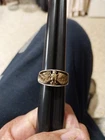 Vintage Navajo TED OTT Sterling Silver THUNDERBIRD EAGLE-Mens Ring Size 10
