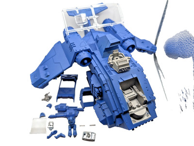 Warhammer 40k Space Marines Stormraven Gunship Ultramarines Games Workshop 40 k