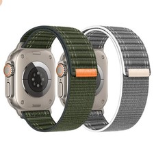 For iWatch Series 11 10 9 8 7 6 5 4 3 2 Ultra Fabric Nylon Band Adjustable Strap