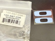 OAKLEY FUEL CELL SUNGLASSES REPLACEMENT TEAM LIGHT BLUE LOGO ICON PARTS SIDE