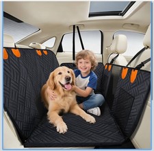 Dog Car Seat Cover Back Hard Bottom Extender For Dogs Supports 400LBS Pet USA