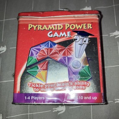 PYRAMID POWER GAME in a can 10+, 1-4 players Tickle your brain Brain Ade Games