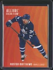 2025-26 Upper Deck Allure #CF-26 Auston Matthews Color Flow Red-Orange