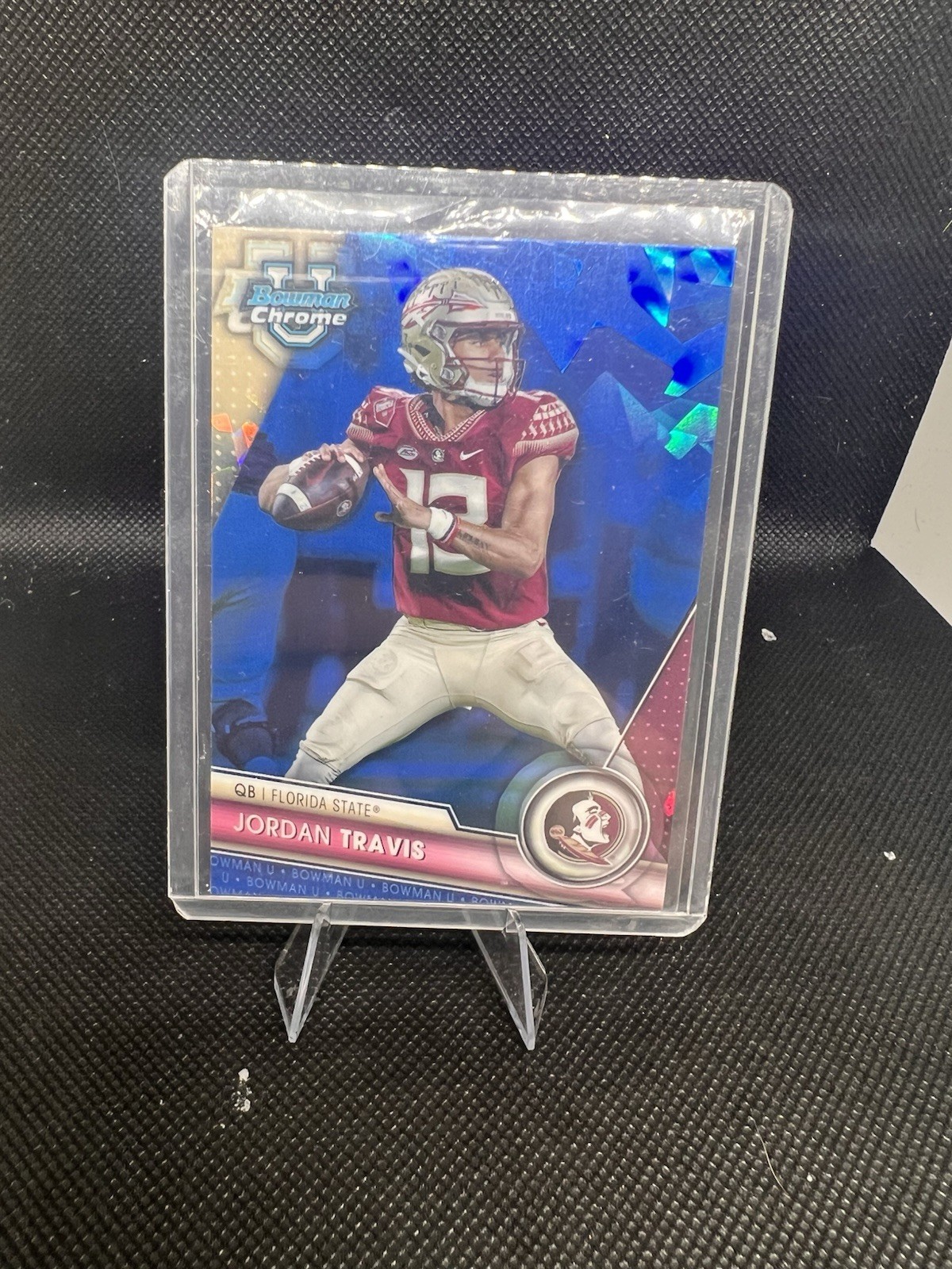 2023 Bowman University Chrome Sapphire Edition - Jordan Travis #66 (RC)