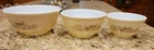 VTE Pyrex Cinderella Forest Fancies Mushroom Nesting Mixing Bowls Set of 3 G37