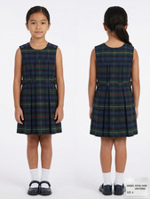 ROYAL PARK BRAND Christian School Uniform Green/Blue Plaid Jumper - 6