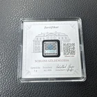1 Gram Silver Bar GEIGER Original Premium in Square Capsule Assay .999 fine