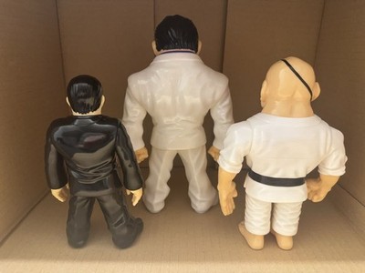 Baki the Grappler Kaoru Hanayama Kizaki Doppo Orochi Red Shark Sofubi Figure Set