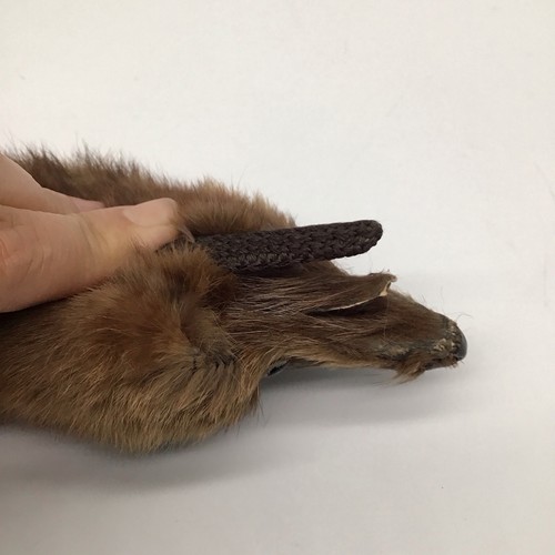 Quadruple Ferret (or Mink) Scarf/Stole - 4 Whole Pelts - Picture 4 of 11