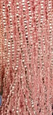 Czech Glass Seed Beads 11/0 Silver Lined Pink