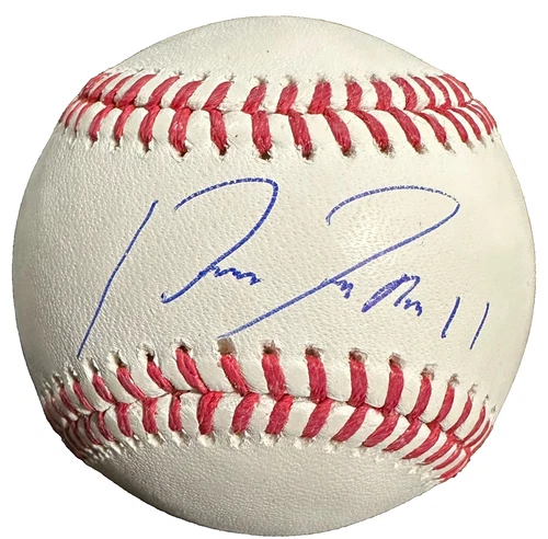Jose Ramirez Autographed Official Major League Baseball Indians Guardians