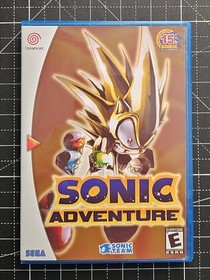 Dreamcast Sonic Adventure Custom Case - NO Game or Manual