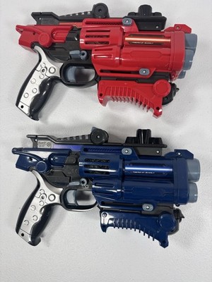 Silverlit Laser Tag Blaster Set Red Blue Electronic Toy Guns