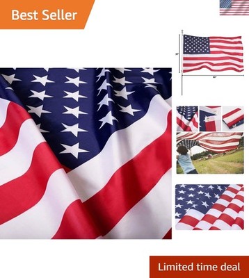 Vivid 3x5 FT American Flag - Perfect for Veteran's Day & -Round Patriotism