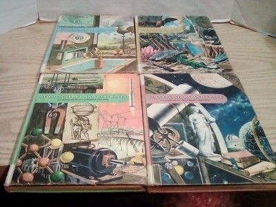 Creative Science Series Earth Science Set of 4 Hard Cover 1964.