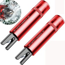 2x Nothammer Auto Gurtschneider, 2 In 1 Gurtschneider Notfallhammer Auto Sicher