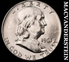 1961-D Silver Franklin Half Dollar - Brilliant Uncirculated  Lustrous  #K3270