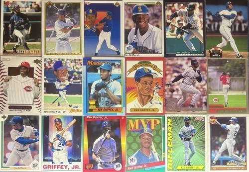 Ken Griffey Jr. MLB Card Lot | Mariners Reds | Topps All Star Rookie Cup| 33X