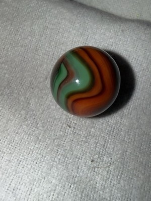 Gorgeous 1 - AKRO CORKSCREW MARBLE, 39/64'' NM+.  nice color combo, And Blending.