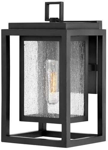 Hinkley Republic 12" High Black Outdoor Wall Light - Picture 2 of 10