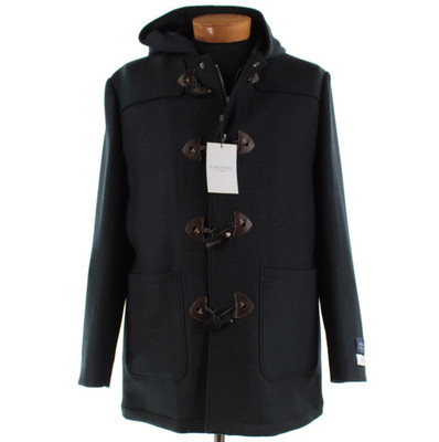 Cardinal of Canada NWT 100% Wool Toggle Coat Size Large US McAllister In Blue