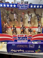 → View on eBay: 1992 USA Basketball Dream Team StartingLineup Kenner 10 Figure w/ Michael Jordan 1992 USA Basketball Dream Team StartingLineup Kenner 10 Figure w/ Michael Jordan